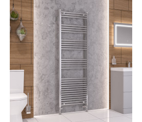 Eastbrook Wendover Straight Chrome Towel Rail 1800mm High x 600mm Wide