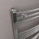 Eastbrook Wendover Curved Chrome Towel Rail 600mm High x 400mm Wide