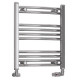 Eastbrook Wendover Curved Chrome Towel Rail 600mm High x 500mm Wide
