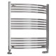 Eastbrook Wendover Curved Chrome Towel Rail 800mm High x 750mm Wide