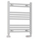Eastbrook Wendover Straight White Towel Rail 600mm High x 500mm Wide