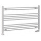 Eastbrook Wendover Straight White Towel Rail 600mm High x 1000mm Wide