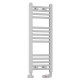 Eastbrook Wendover Straight White Towel Rail 800mm High x 300mm Wide
