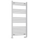 Eastbrook Wendover Straight White Towel Rail 1200mm High x 600mm Wide