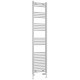 Eastbrook Wendover Straight White Towel Rail 1800mm High x 400mm Wide