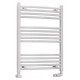 Eastbrook Wendover Curved White Towel Rail 800mm High x 600mm Wide