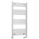 Eastbrook Wendover Curved White Towel Rail 1000mm High x 500mm Wide