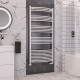 Eastbrook Wendover Curved White Towel Rail 1600mm High x 750mm Wide