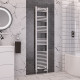 Eastbrook Wendover Curved White Towel Rail 1800mm High x 400mm Wide