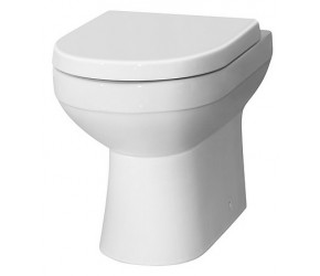 Tailored Florence D Shape BTW Toilet with Soft Close Seat