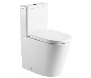 Tailored Ferrara Rimless Comfort Height D Shape Toilet with Seat