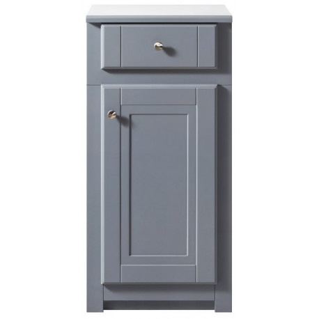 Tailored Tenby Grey 400mm Floorstanding Traditional Side Cabinet