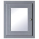 Tailored Tenby Grey Traditional Mirror Cabinet 500mm x 600mm