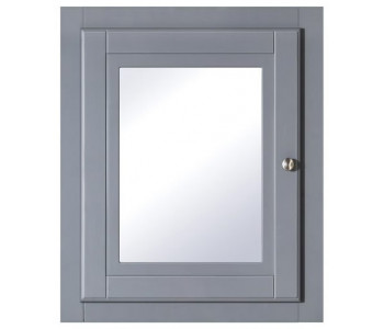 Tailored Tenby Grey Traditional Bathroom Mirror Cabinet 500mm x 600mm