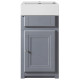 Tailored Tenby Grey 445mm Floorstanding Traditional Belfast Cloakroom Vanity Unit