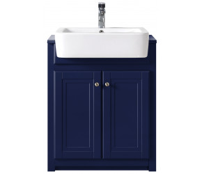 Tailored Tenby Sapphire 600mm Floorstanding Traditional Belfast Vanity Unit and Ceramic Basin
