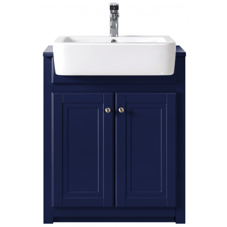 Tailored Tenby Sapphire 600mm Floorstanding Traditional Belfast Vanity Unit and Ceramic Basin