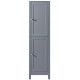 Tailored Turin Grey Tall Boy 2 Door 1420mm x 390mm x 390mm