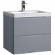 Tailored Naples Smile Tailored Grey 500mm Wall Hung Vanity Unit and Basin