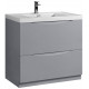 Tailored Naples Smile Tailored Grey 900mm Floorstanding Vanity Unit and Basin