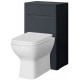 Tailored Naples Smile Shadow Grey WC Unit