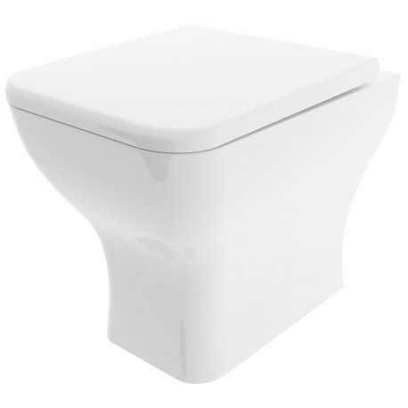 Tailored Novara BTW Square Short Projection Toilet with Seat
