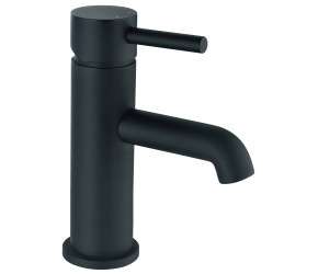 Tailroed Chepstow Orca Black Mono Basin Mixer Tap with Click Clack Waste