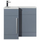 Tailored Verona Tailored Grey 900mm L Shape Single Door Vanity Unit Set Left Hand