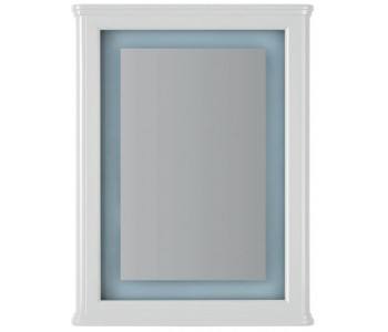 Tailored Niamh White PVC Bathroom Mirror Frame 500mm x 700mm