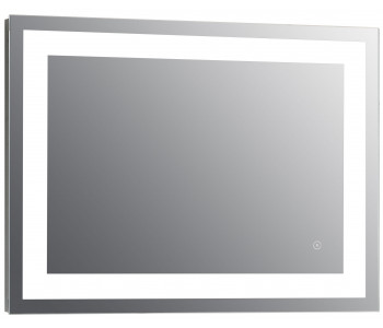 Tailored Niamh Square Strip LED Touch Bathroom Mirror 800mm x 600mm x 45mm