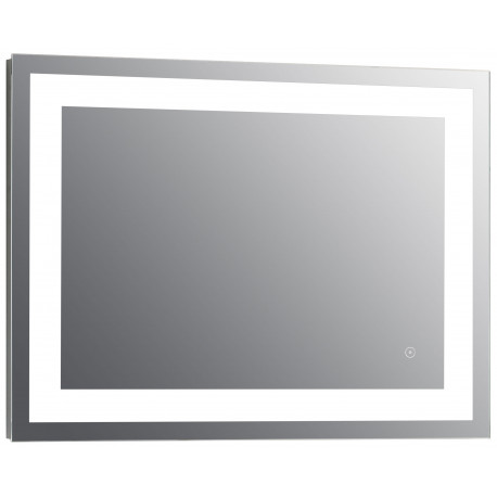 Tailored Niamh Square Strip LED Touch Mirror and Demist 700mm x 500mm x 45mm