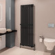 Eastbrook Matt Black Vertical Tunstall Towel Bar 630mm