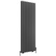 Eastbrook Tunstall Vertical Double Panel Matt Anthracite Designer Radiator 1800mm x 630mm
