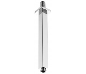 Tailored 250mm Chrome Square Ceiling Arm