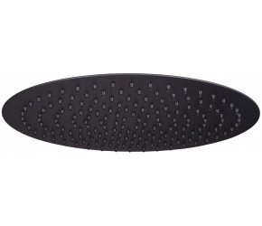 Tailored Orca Black Round Shower Head 250mm