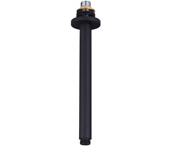 Tailored Orca Black 250mm Round Ceiling Arm