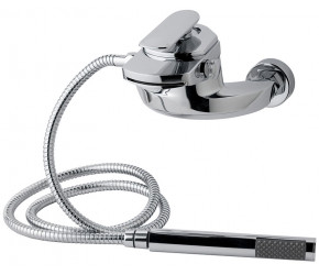 Eastbrook Falmouth Chrome Wall Mounted Bath Shower Mixer with Handset