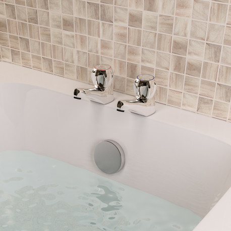 Eastbrook Kenton Chrome Bath Taps