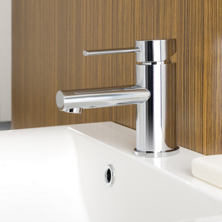 Eastbrook Cortauld Chrome Mono Basin Mixer Tap with Waste