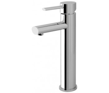 Eastbrook Cortauld Chrome High Rise Mono Basin Mixer Tap with Waste