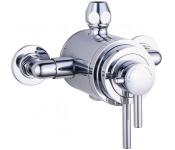 Tailored Conwy Chrome Concentric Thermostatic Shower Mixer Valve