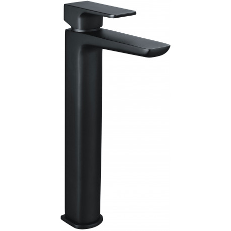 Tailored Swansea Black Orca Freestanding Mono Basin Mixer Tap and Waste