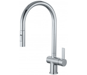 Tailored Mayhill Chrome Single Lever Pull Out Kitchen Tap