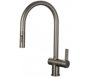 Tailored Mayhill Gunmetal Single Lever Pull Out Kitchen Tap