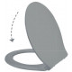 Tailored Omni Tailored Grey Slim Soft Close Toilet Seat