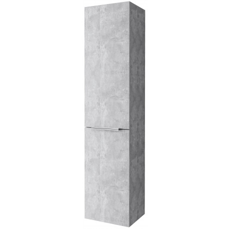 Tailored Prague Concrete Tall Boy With Chrome Handle