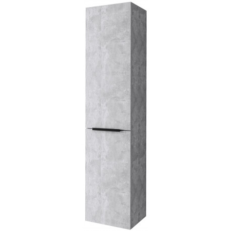 Tailored Prague Concrete Tall Boy With Black Handle