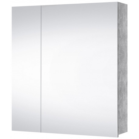 Tailored Prague Concrete Wall Hung Mirror Cabinet