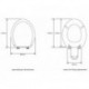 Roper Rhodes Thermoset Curve soft-closing Plastic Toilet Seat (8402WSC)