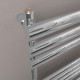 Eastbrook Tunstall Chrome Designer Towel Rail 800mm x 600mm